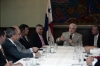Panam?? 24 de Julio 2009, Reuni??n Con Due??os de Medios Impresos y Televisivos.
El Presidente Ricardo Martinelli Berrocal se re??nio con los Due??os  de Medios. en la Misma se encontraban presente: Nicolas Gonzales Revilla por Medcon, Stanley Motta/Agustin De la Guardia,  Por TVN, Francisco Arias, Ramon Vallarino por Epasa, Abdul Waked/ Juan Luis Correa por la Estrella, Juan Carlos Tapia PROTESA, Marisin Luzcando SERTV, Nuvia Ca??izales HOSANA VISION.
Foto: Edwards Santos Cruz/Presidencia de la Rep??blica.