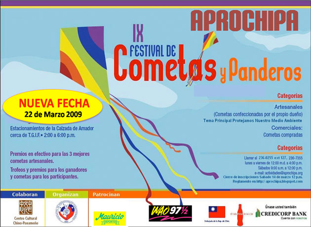 APROCHIPA te invita al IX Festival de Cometas y Panderos