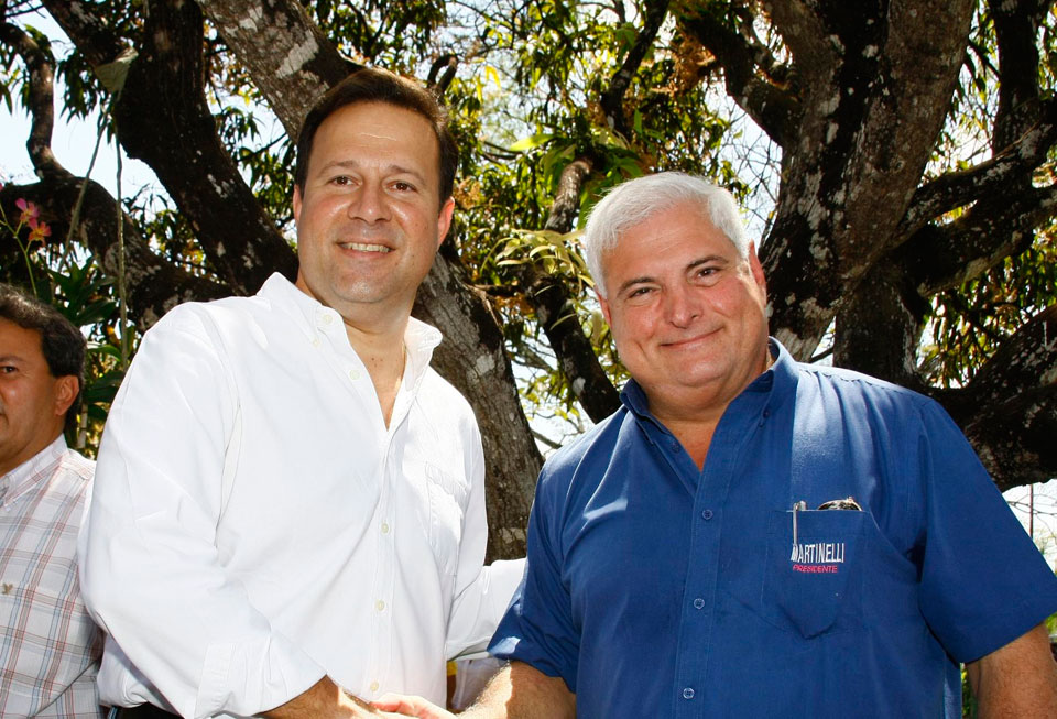 Juan Carlos Varela y Ricardo Martinelli