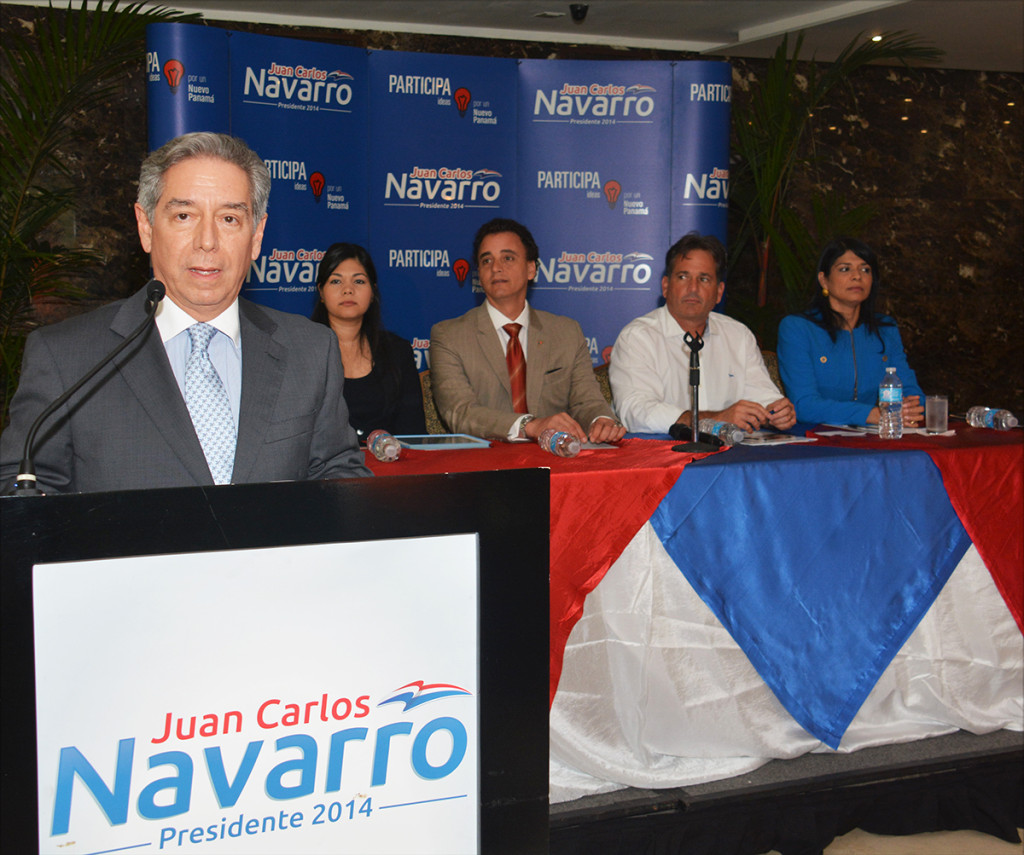 Gerardo Solís, Juan Carlos Navarro, Angélica Maytín, Eloy Alfaro