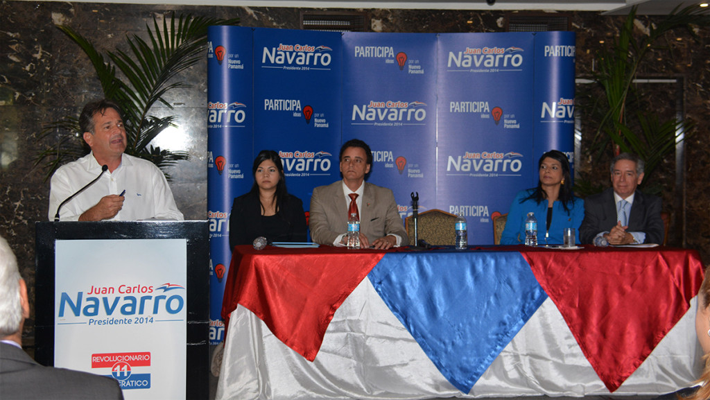 Gerardo Solís, Juan Carlos Navarro, Angélica Maytín, Eloy Alfaro