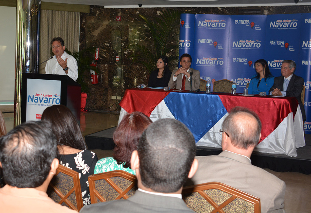 Gerardo Solís, Juan Carlos Navarro, Angélica Maytín, Eloy Alfaro