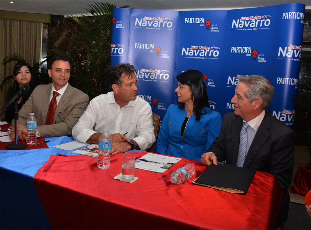 Gerardo Solís, Juan Carlos Navarro, Angélica Maytín, Eloy Alfaro