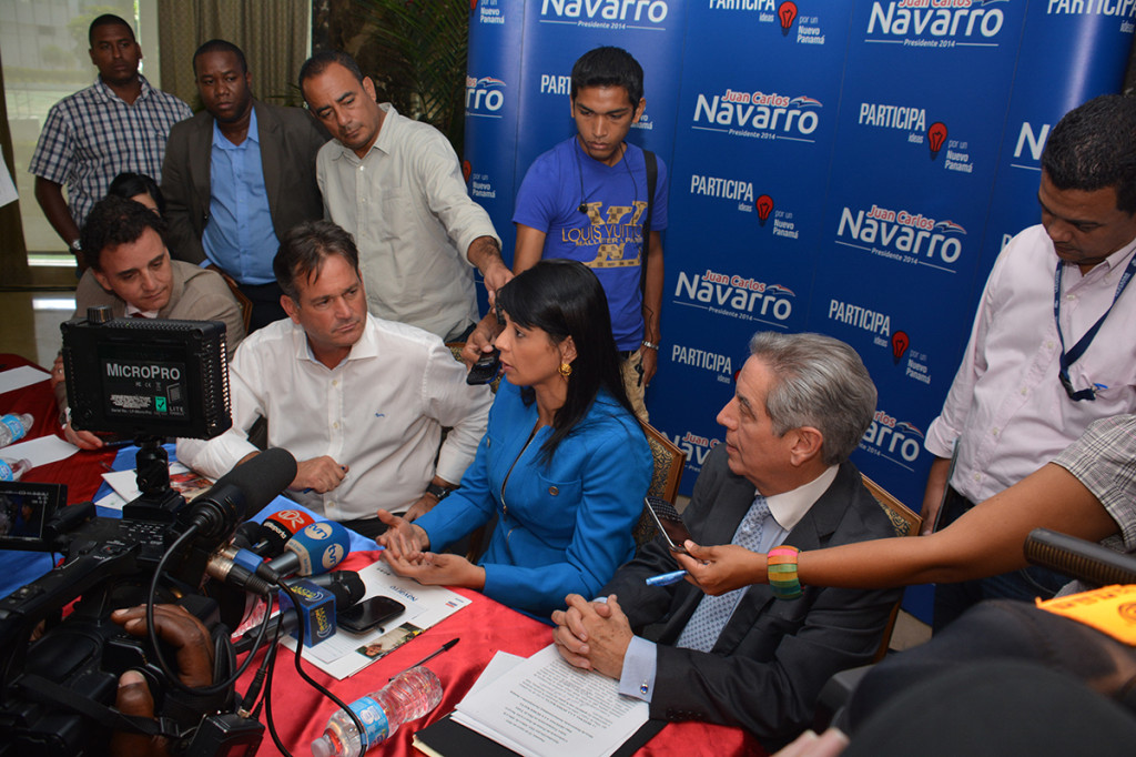 Gerardo Solís, Juan Carlos Navarro, Angélica Maytín, Eloy Alfaro