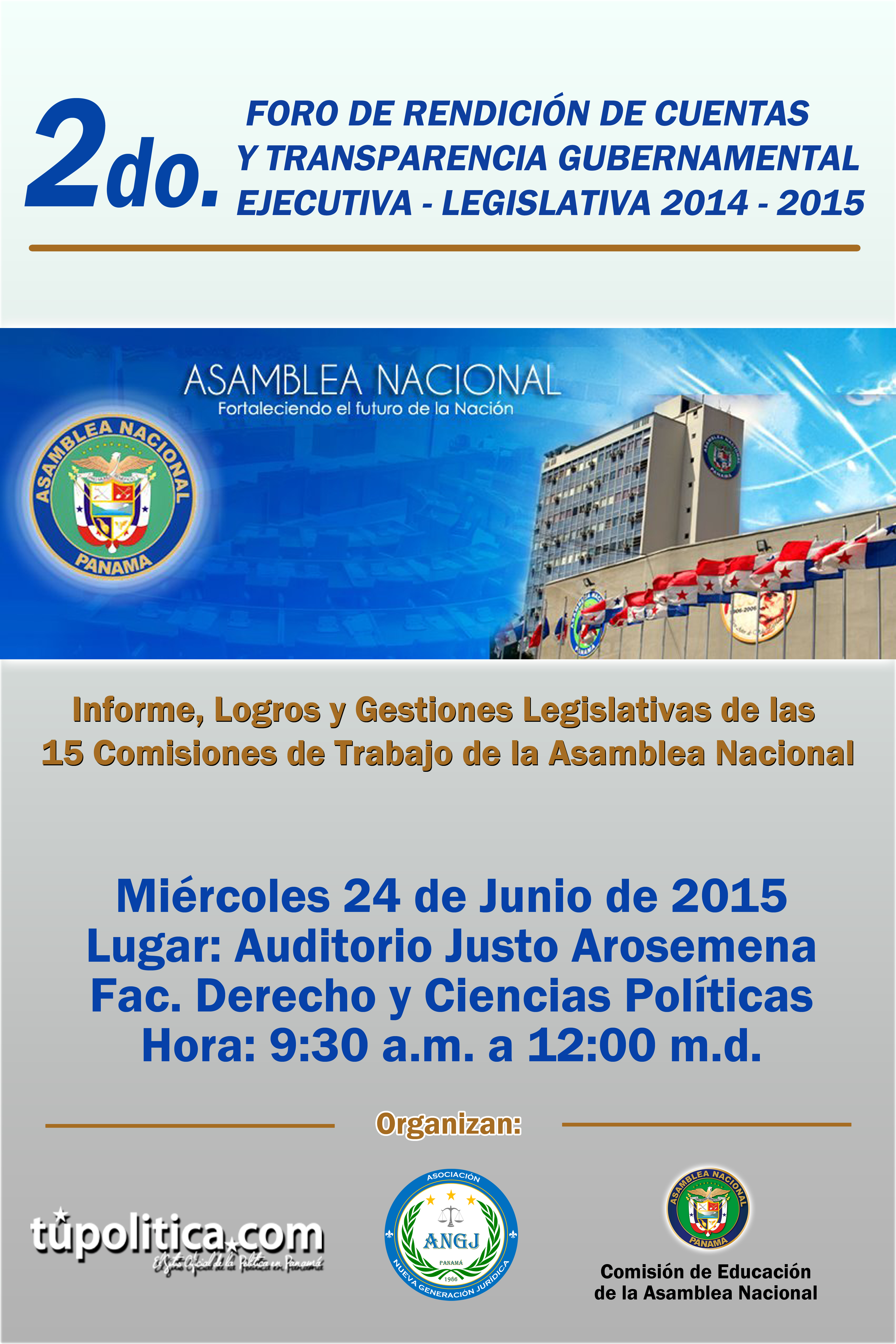 AFICHE GESTION DE LA ASAMBLEA 2015