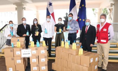 Cancillería recibe donación de jabón en gel - tupolitica.com - sitio oficial de política de Panamá